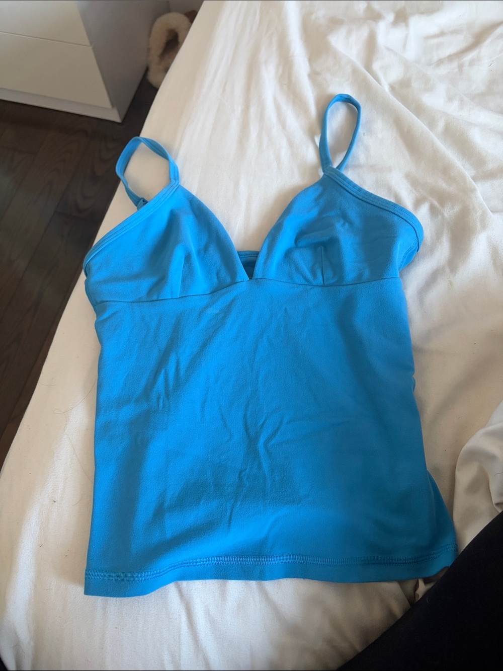 Aritzia Bright Blue Stretch Cami Tank